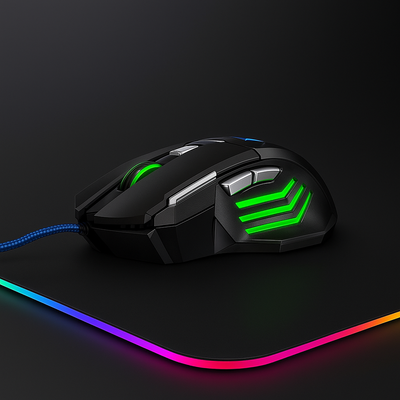 HYPERION - Ergonomic RGB Gaming Mouse by SUBZY