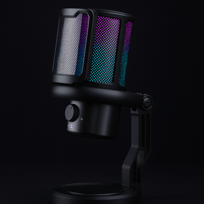 HELION - Noise-Cancelling RGB Streaming Microphone by SUBZY